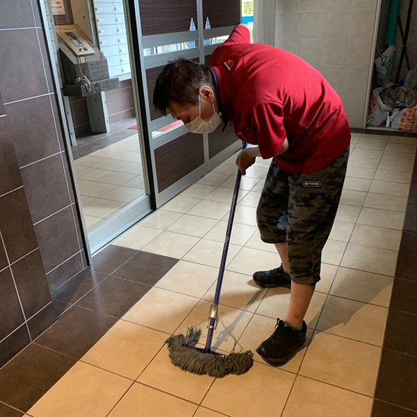 施設外作業_マンション清掃_就労継続支援B型事業所SU